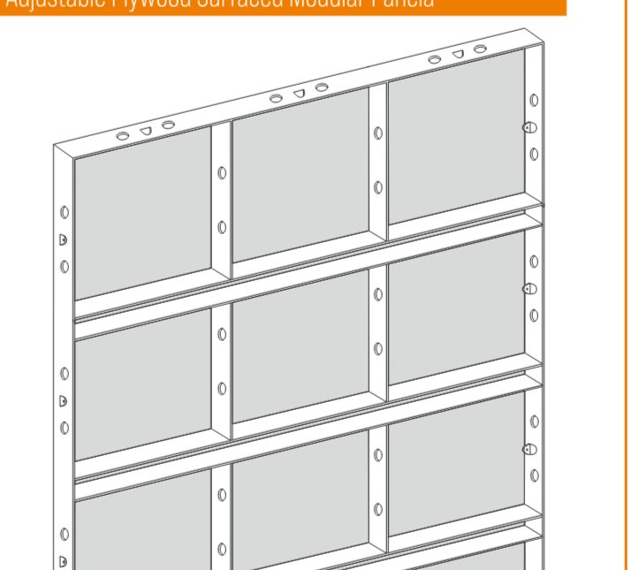 Ayarlanabilir Plywood Yüzeyli Modüler Pano