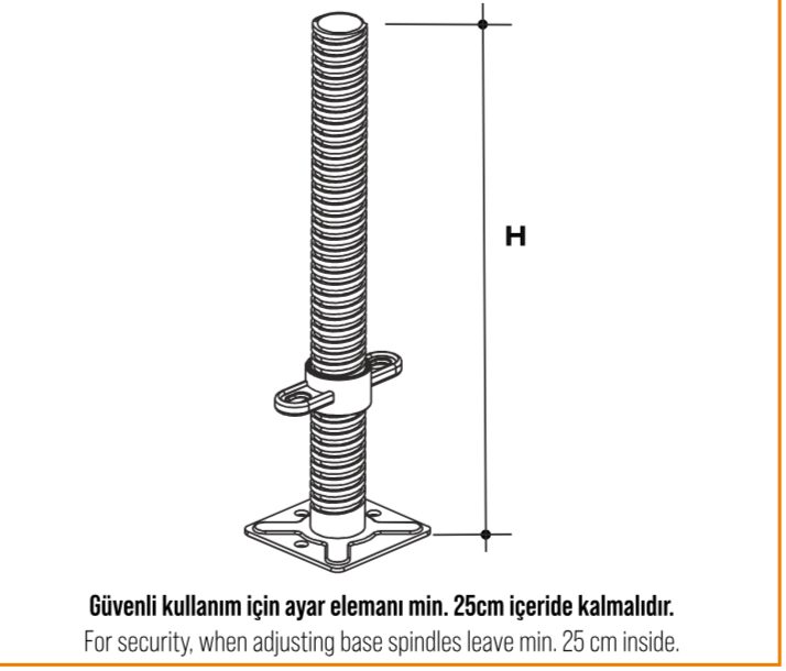 Ayarlanabilir Alt Ayar Mili