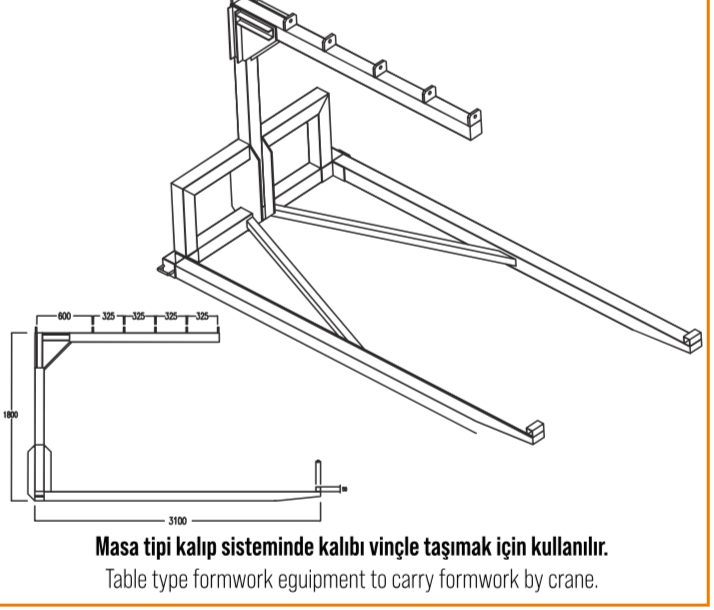 Masa Taşıma Çatalı